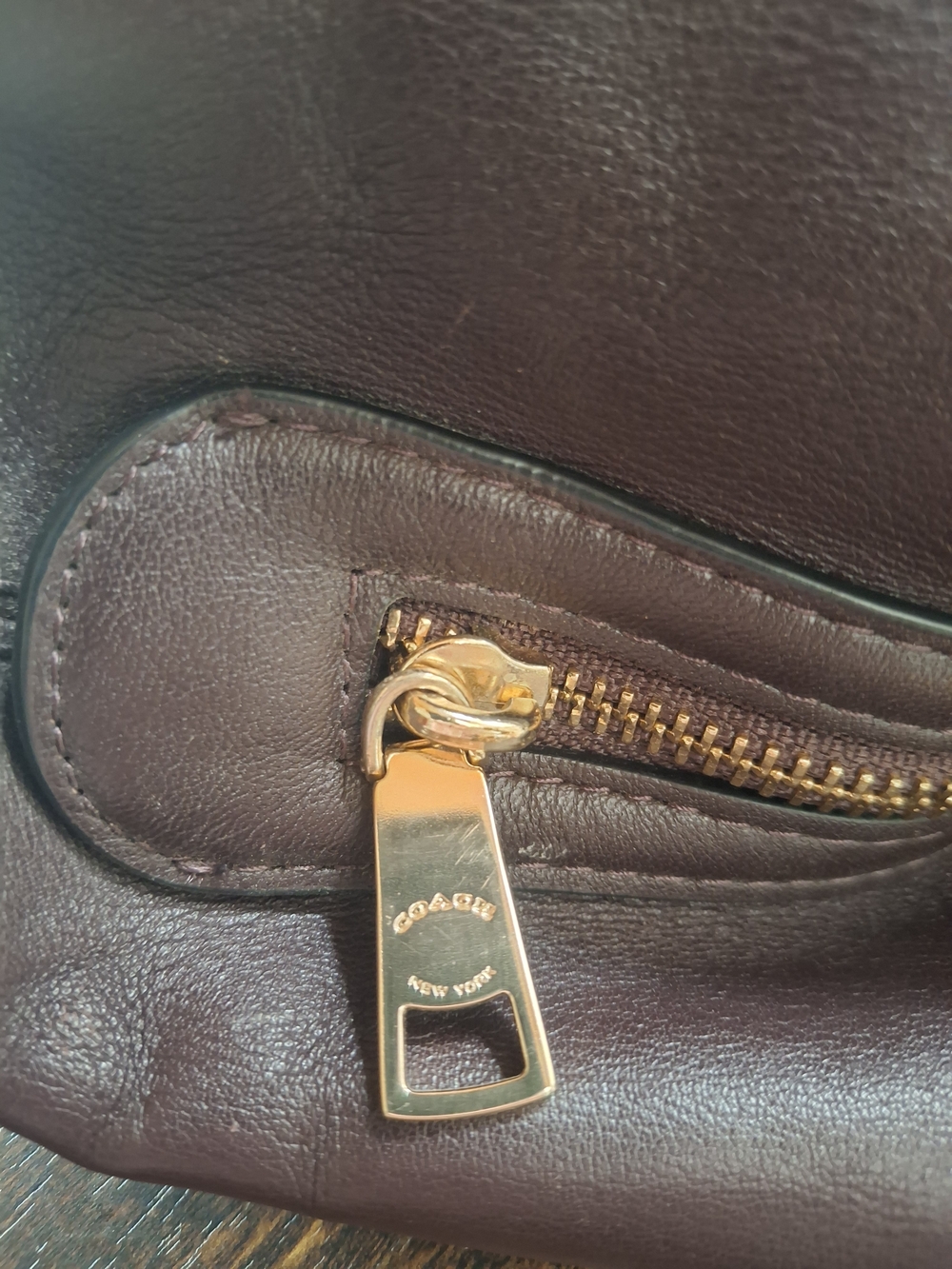 Coach Lexy Quilted Leather Shoulder Bag in Brown - Picture 8 of 9